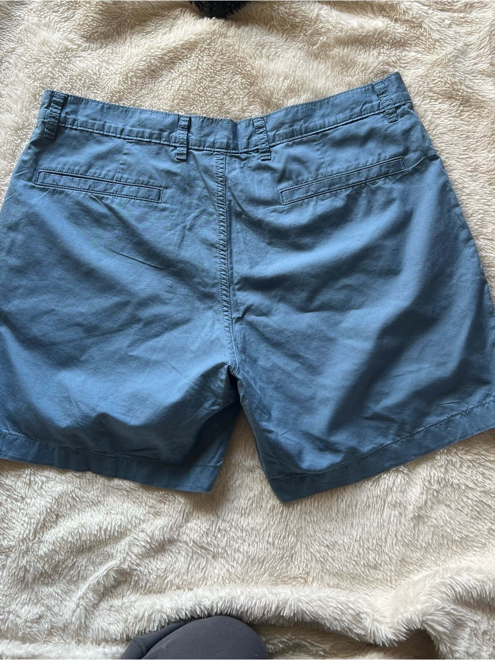 Patagonia Men's Slate Blue Flat Front Shorts - Picture 4 of 9